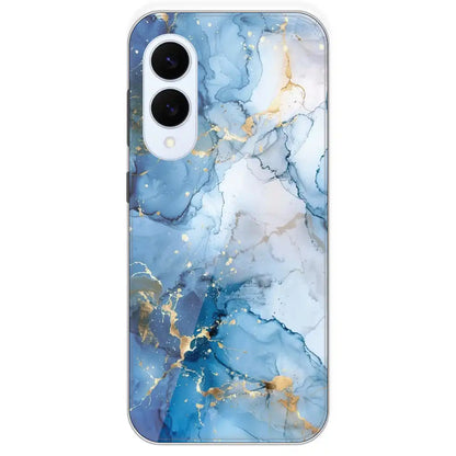 Blue Marble - Printed Silicone Case For Samsung Galaxy S25 Edge
