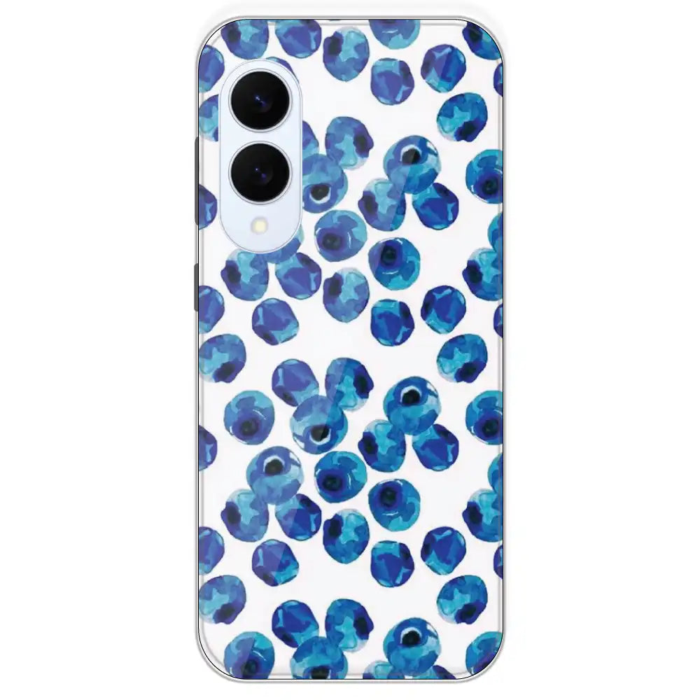 Blueberries - Printed Silicone Case For Samsung Galaxy S25 Edge