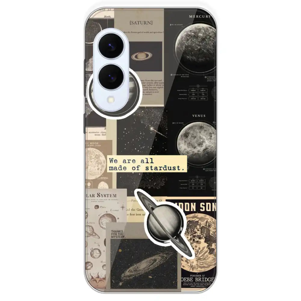 Planets - Printed Silicone Case For Samsung Galaxy S25 Edge