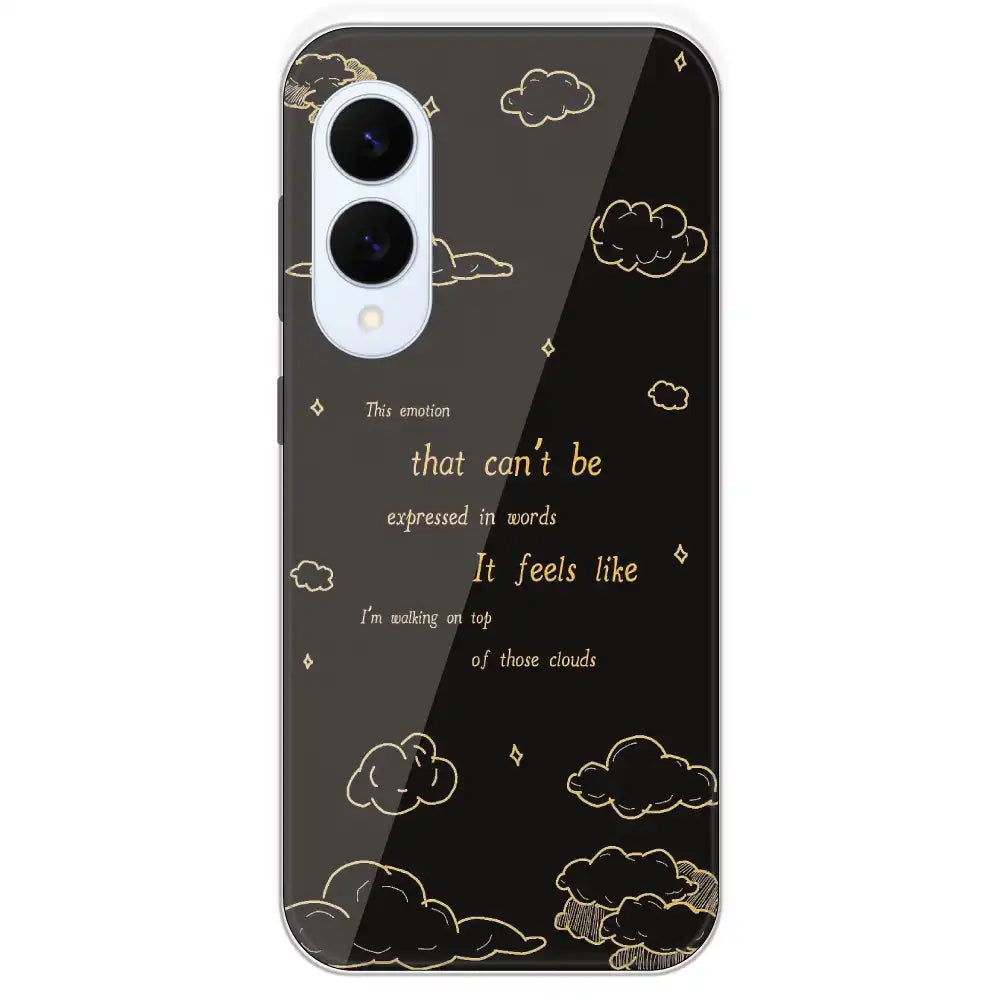 On Top Of Those Clouds - Printed Silicone Case For Samsung Galaxy S25 Edge