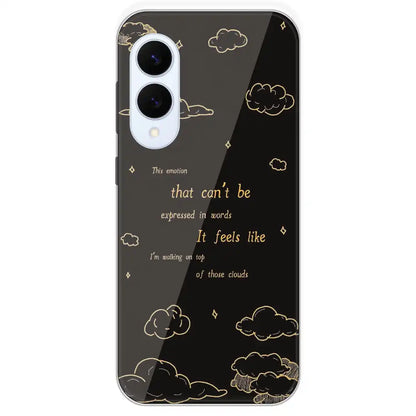 On Top Of Those Clouds - Printed Silicone Case For Samsung Galaxy S25 Edge