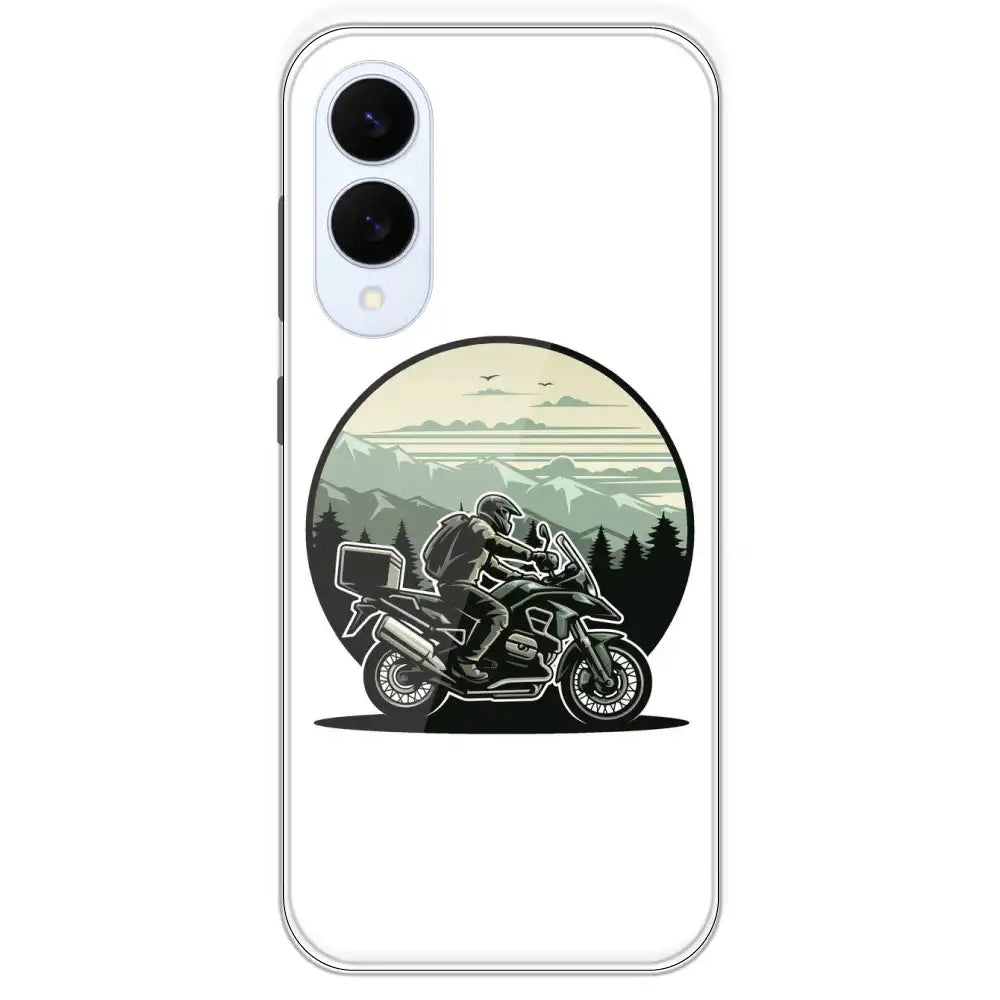 Biker - Printed Silicone Case For Samsung Galaxy S25 Edge