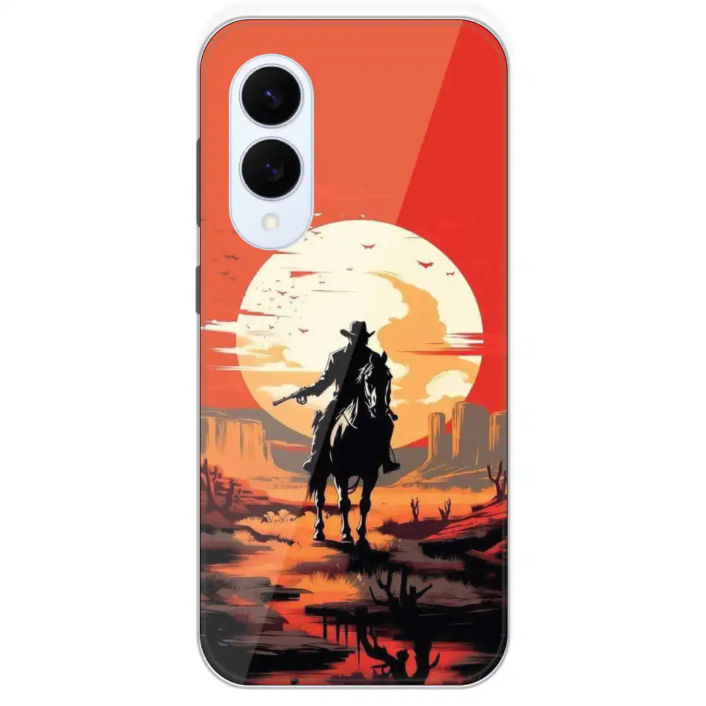 Cowboy - Printed Silicone Case For Samsung Galaxy S25 Edge