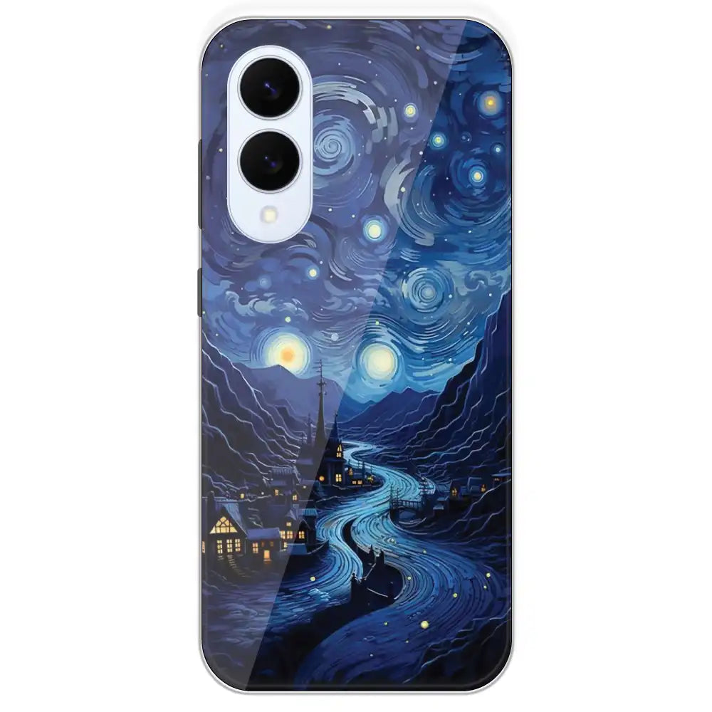The Starry Night - Printed Silicone Case For Samsung Galaxy S25 Edge