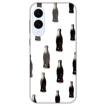 Soft Drink - Clear Printed Silicone Case For Samsung Galaxy S25 Edge