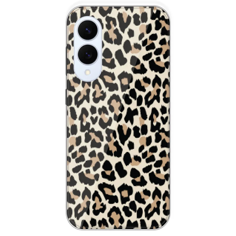 Leopard Print - Printed Silicone Case For Samsung Galaxy S25 Edge
