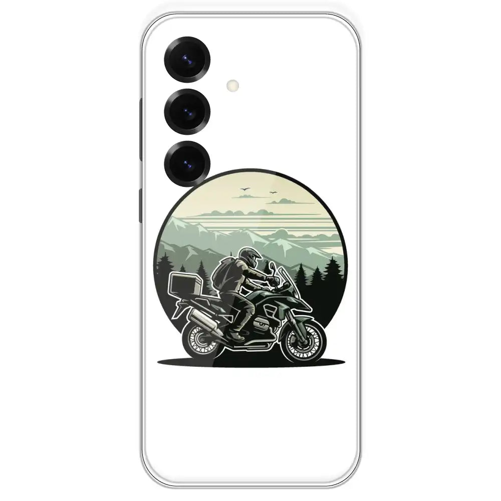 Biker - Printed Silicone Case For Samsung Galaxy S25 Plus