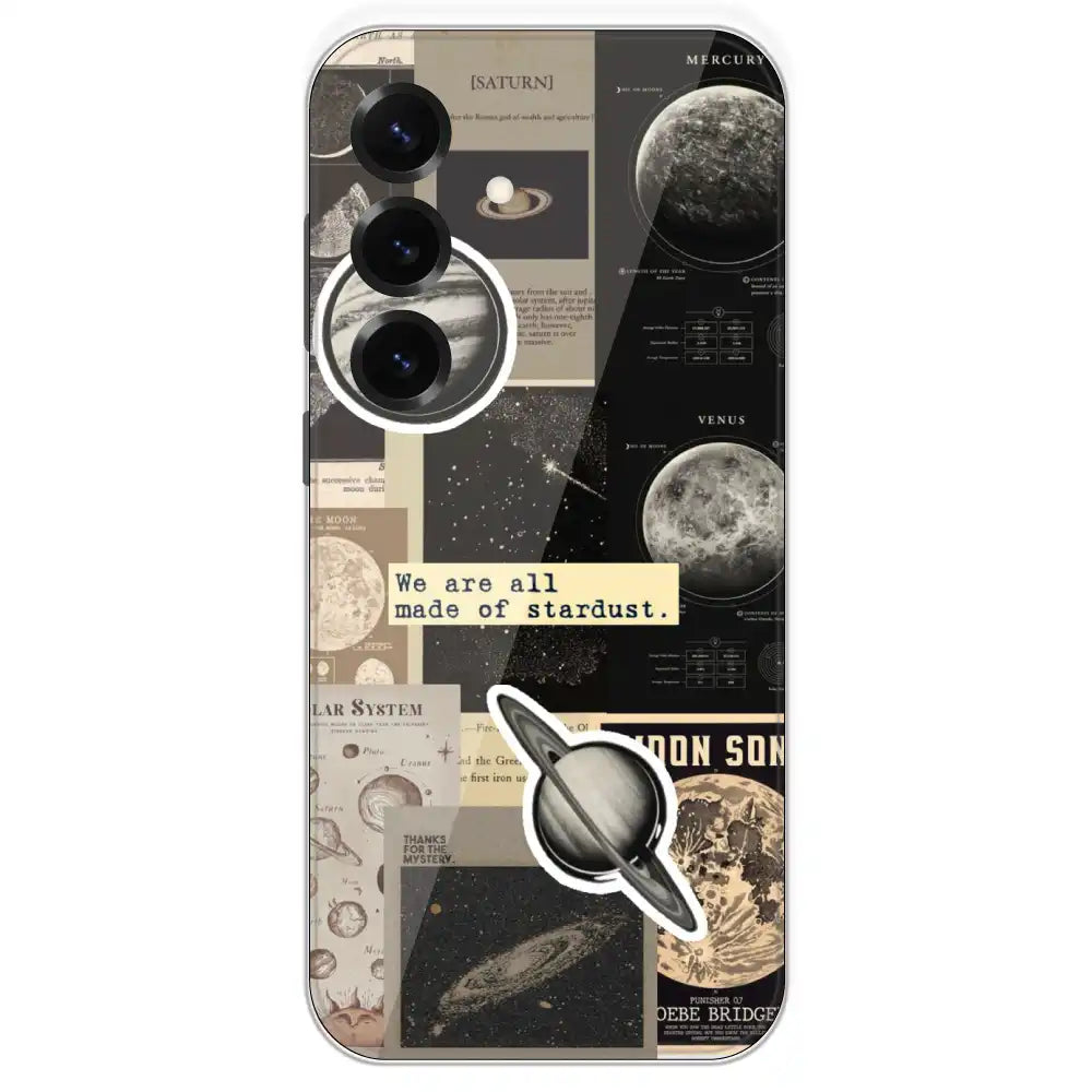 Planets - Printed Silicone Case For Samsung Galaxy S25 Plus