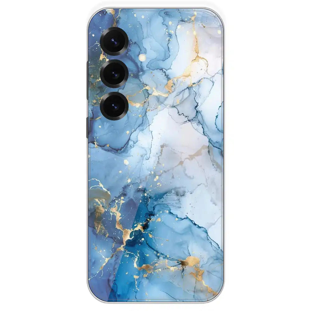 Blue Marble - Printed Silicone Case For Samsung Galaxy S25 Plus
