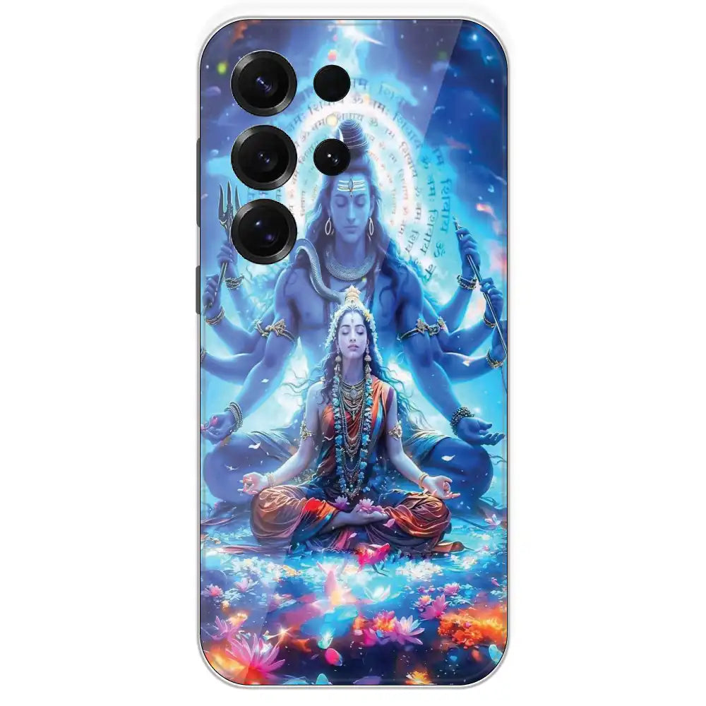 Shiv Parvati - Printed Silicone Case For Samsung Galaxy S25 Ultra
