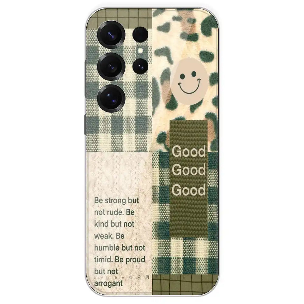 Patchwork Positivity - Printed Silicone Case For Samsung Galaxy S25 Ultra
