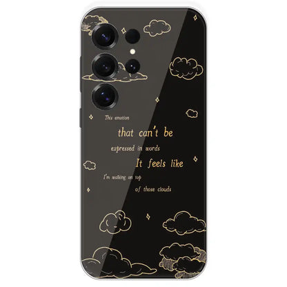 On Top Of Those Clouds - Printed Silicone Case For Samsung Galaxy S25 Ultra