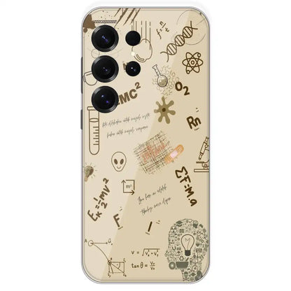 Physics Collage - Printed Silicone Case For Samsung Galaxy S25 Ultra