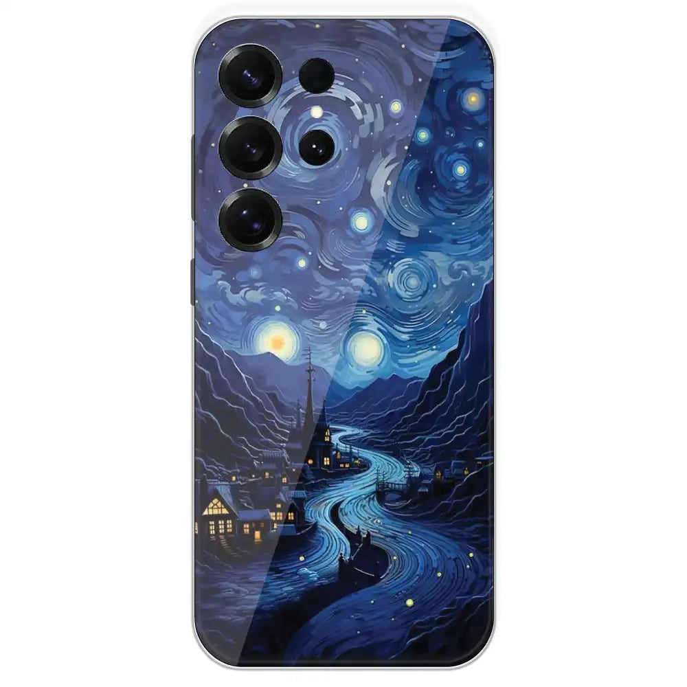 The Starry Night - Printed Silicone Case For Samsung Galaxy S25 Ultra