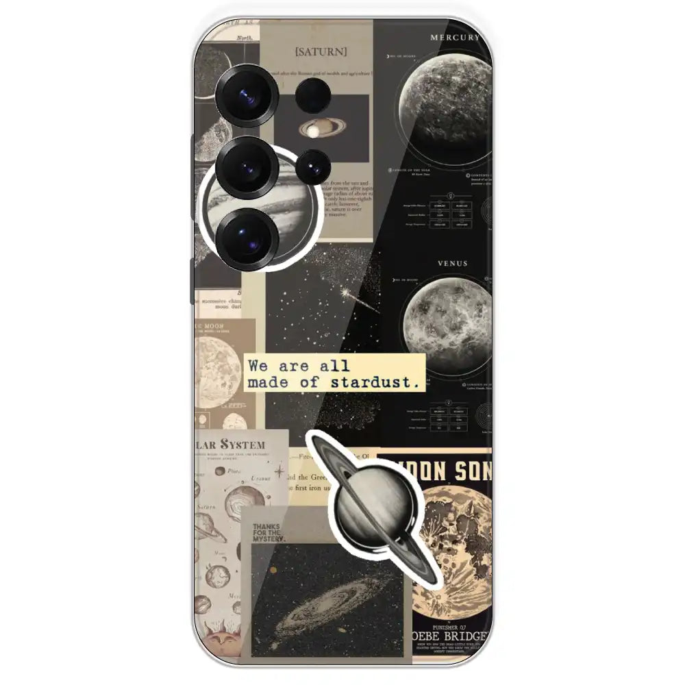 Planets - Printed Silicone Case For Samsung Galaxy S25 Ultra