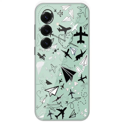 Planes - Printed Silicone Case For Samsung Galaxy S25