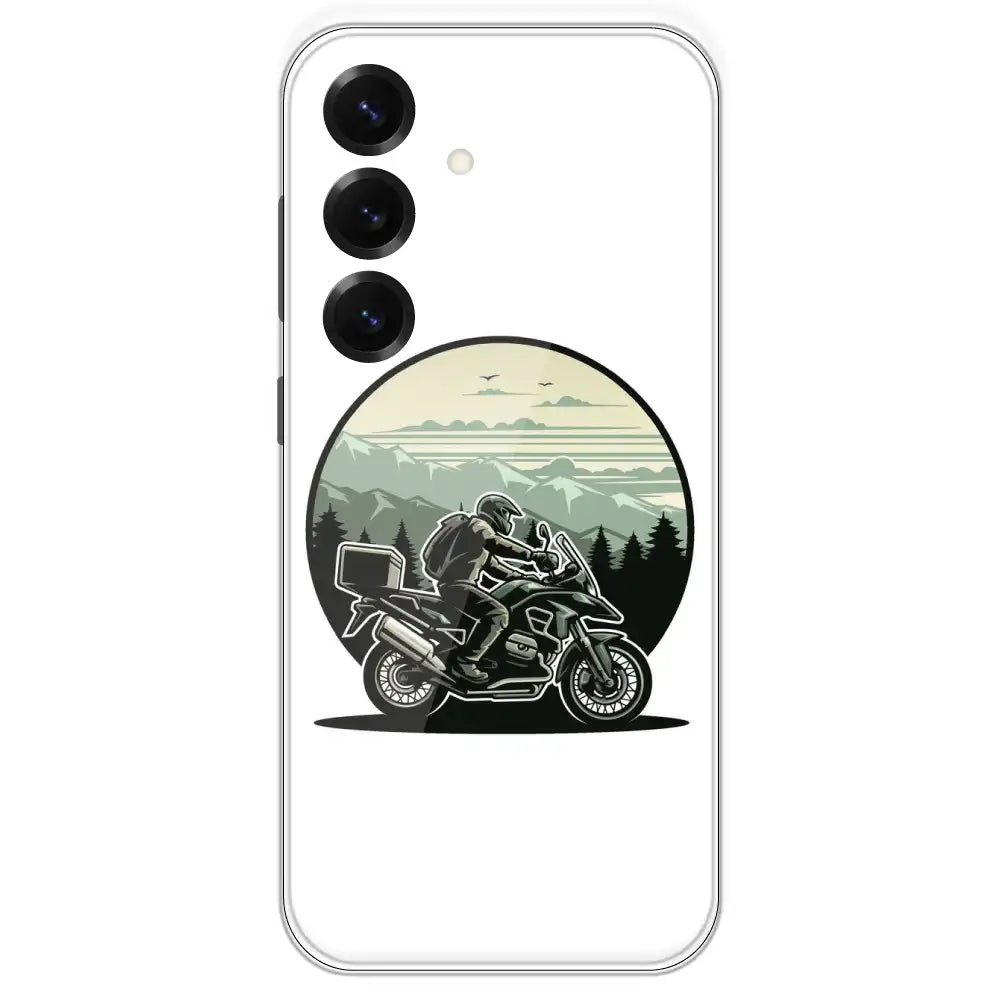 Biker - Printed Silicone Case For Samsung Galaxy S25