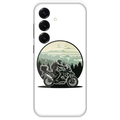 Biker - Printed Silicone Case For Samsung Galaxy S25