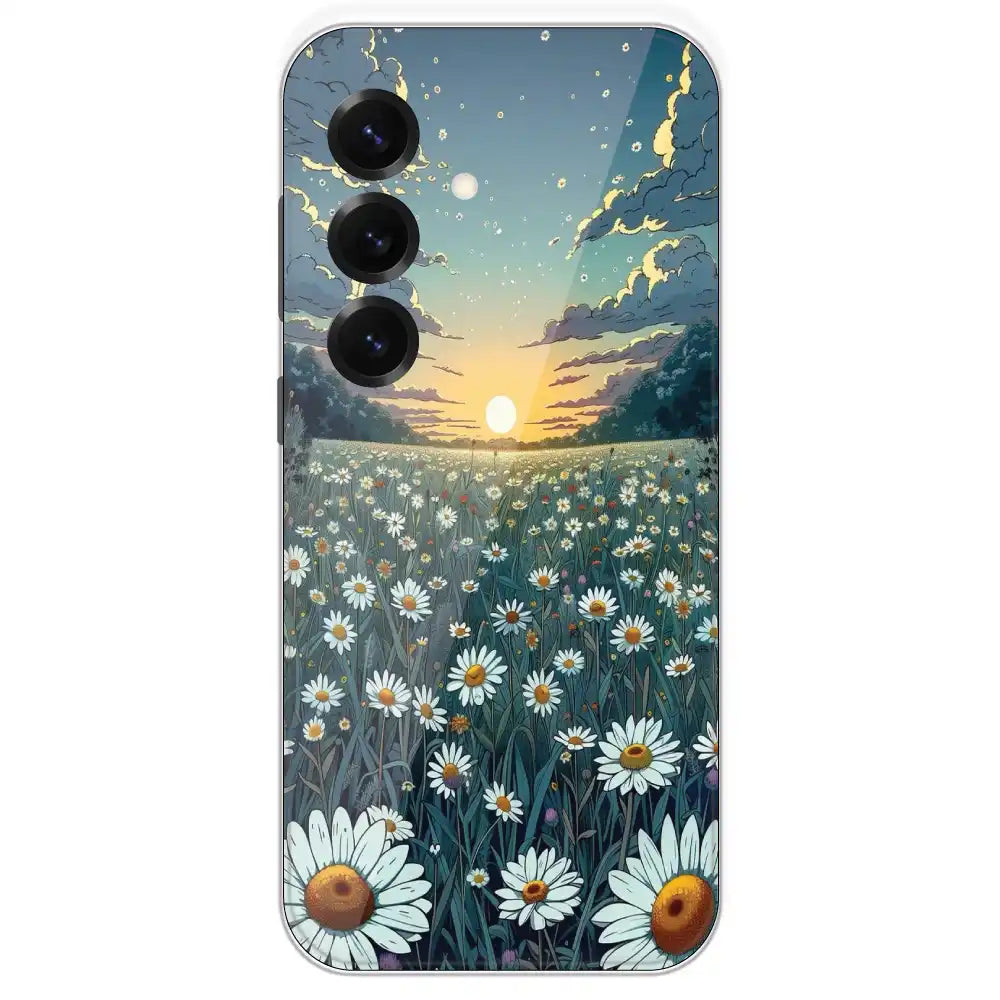 Daisy Sunset - Printed Silicone Case For Samsung Galaxy S25
