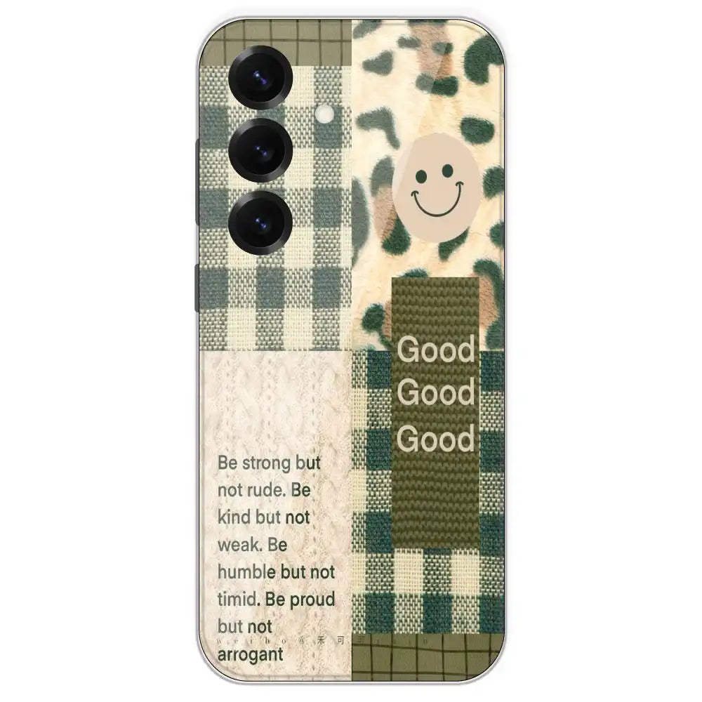Patchwork Positivity - Printed Silicone Case For Samsung Galaxy S25