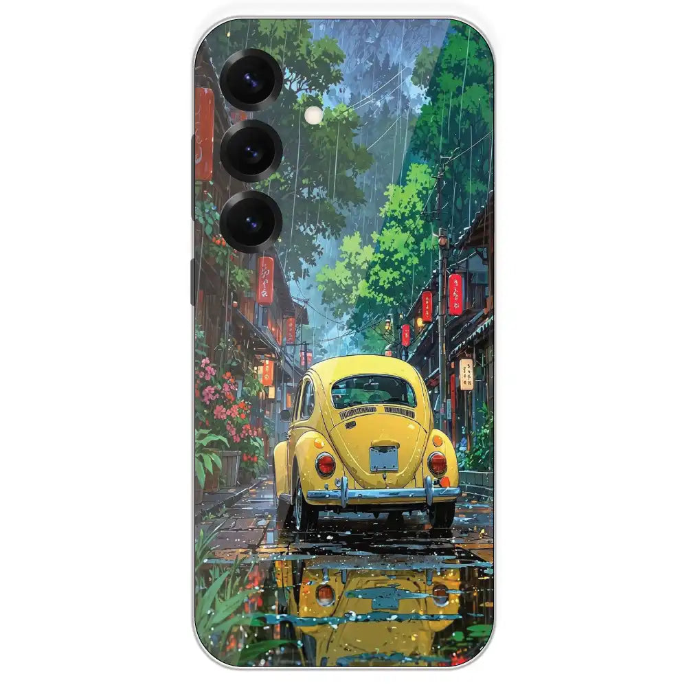 Yellow Bettle - Printed Silicone Case For Samsung Galaxy S25