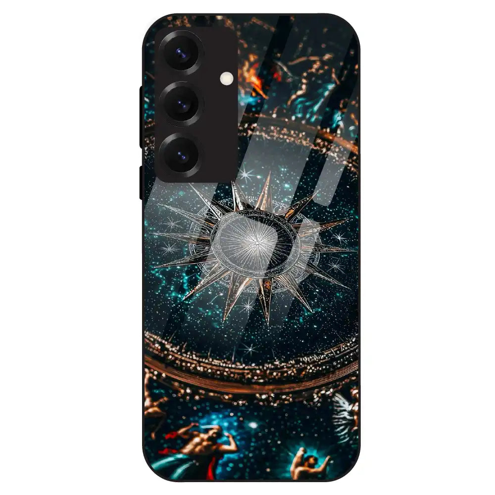 Celestial Star Compass - Glass Case For Samsung Galaxy S25