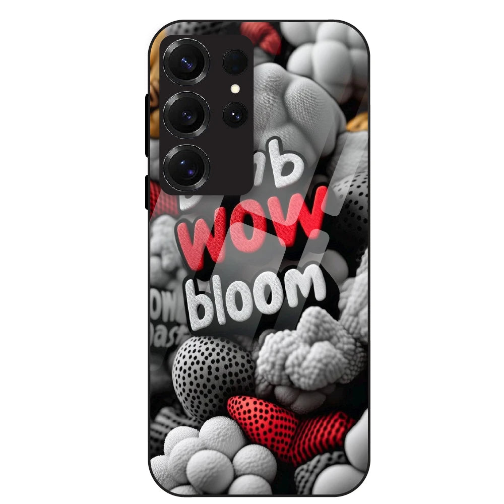 Urban Pop Text Aesthetic - Glass Case For Samsung Galaxy S25 Ultra