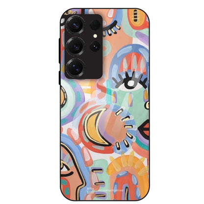 Abstract Pop Art - Glass Case For Samsung Galaxy S25 Ultra
