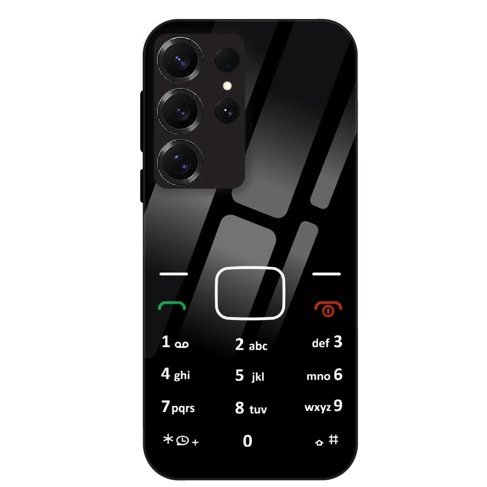 Retro Dial Pad Aesthetic - Glass Case For Samsung Galaxy S25 Ultra