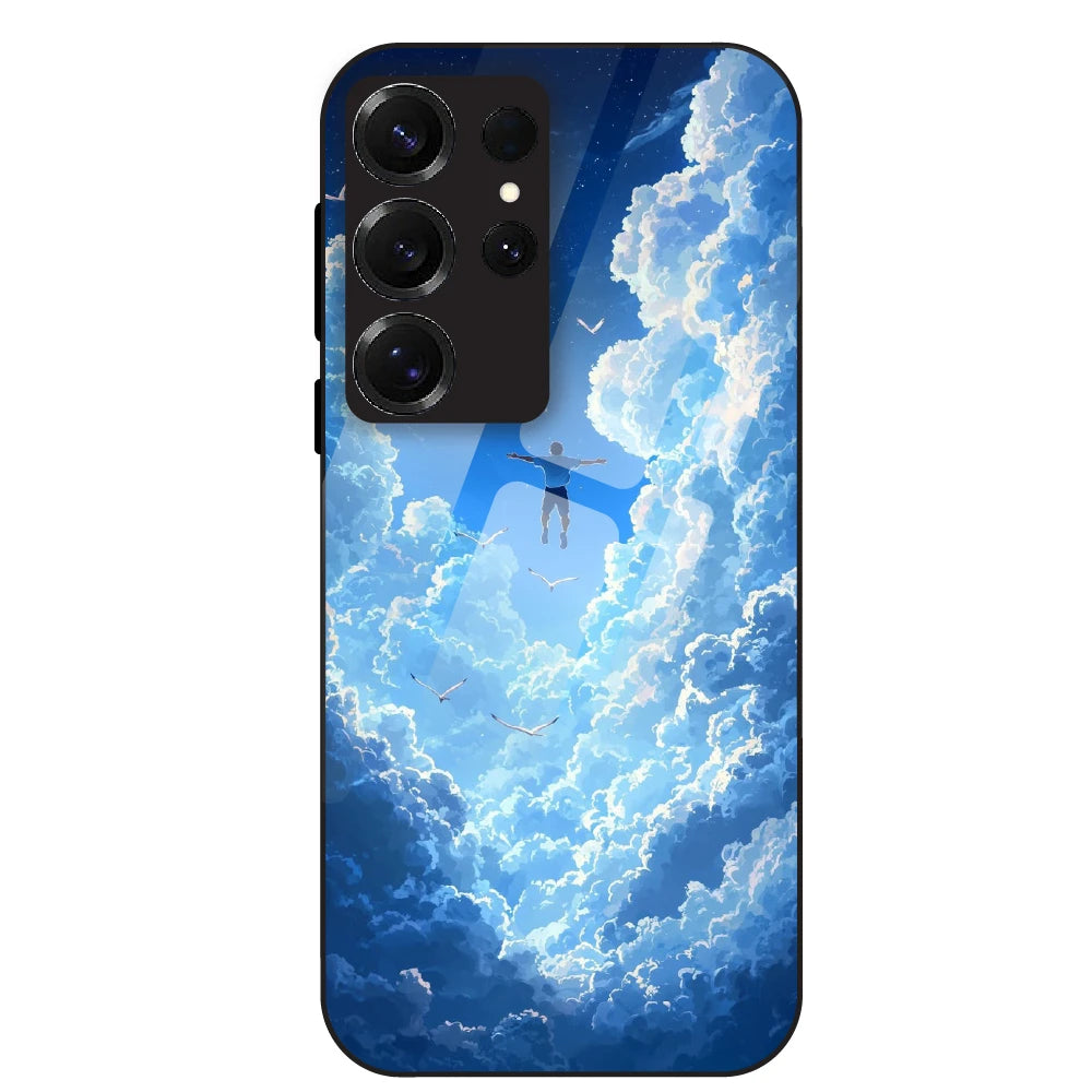 Sky Dreamer - Glass Case For Samsung Galaxy S25 Ultra
