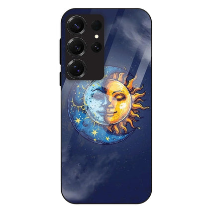 Celestial Eclipse Art - Glass Case For Samsung Galaxy S25 Ultra