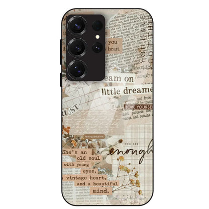 Vintage Quote - Glass Case For Samsung Galaxy S25 Ultra