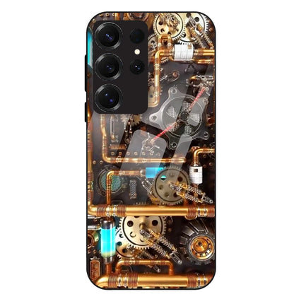 Steampunk Gear - Glass Case For Samsung Galaxy S25 Ultra