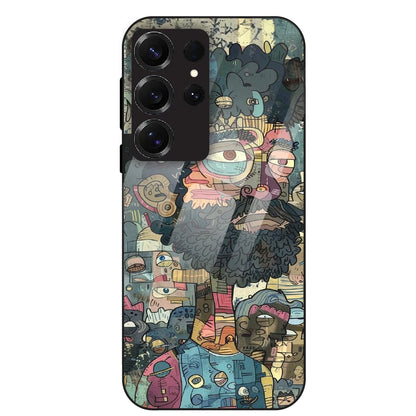 Urban Doodle Art - Glass Case For Samsung Galaxy S25 Ultra