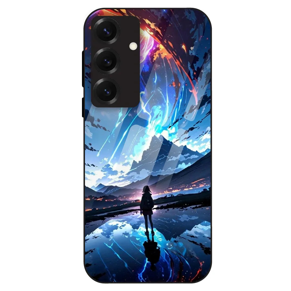 Dreamscape Sky - Glass Case For Samsung Galaxy S25
