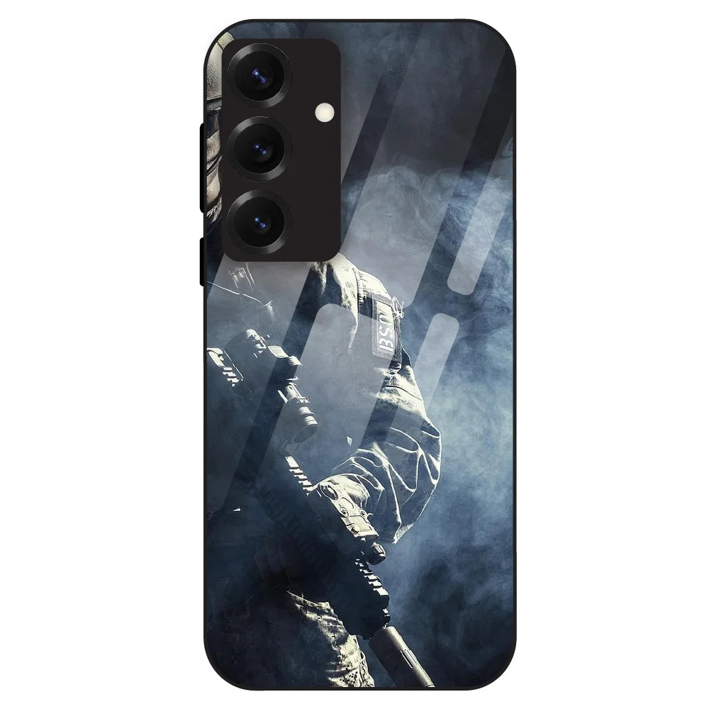 Tactical Soldier - Glass Case For Samsung Galaxy S25