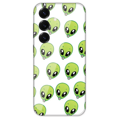 Alien - Clear Printed Silicone Case For Samsung Galaxy S25