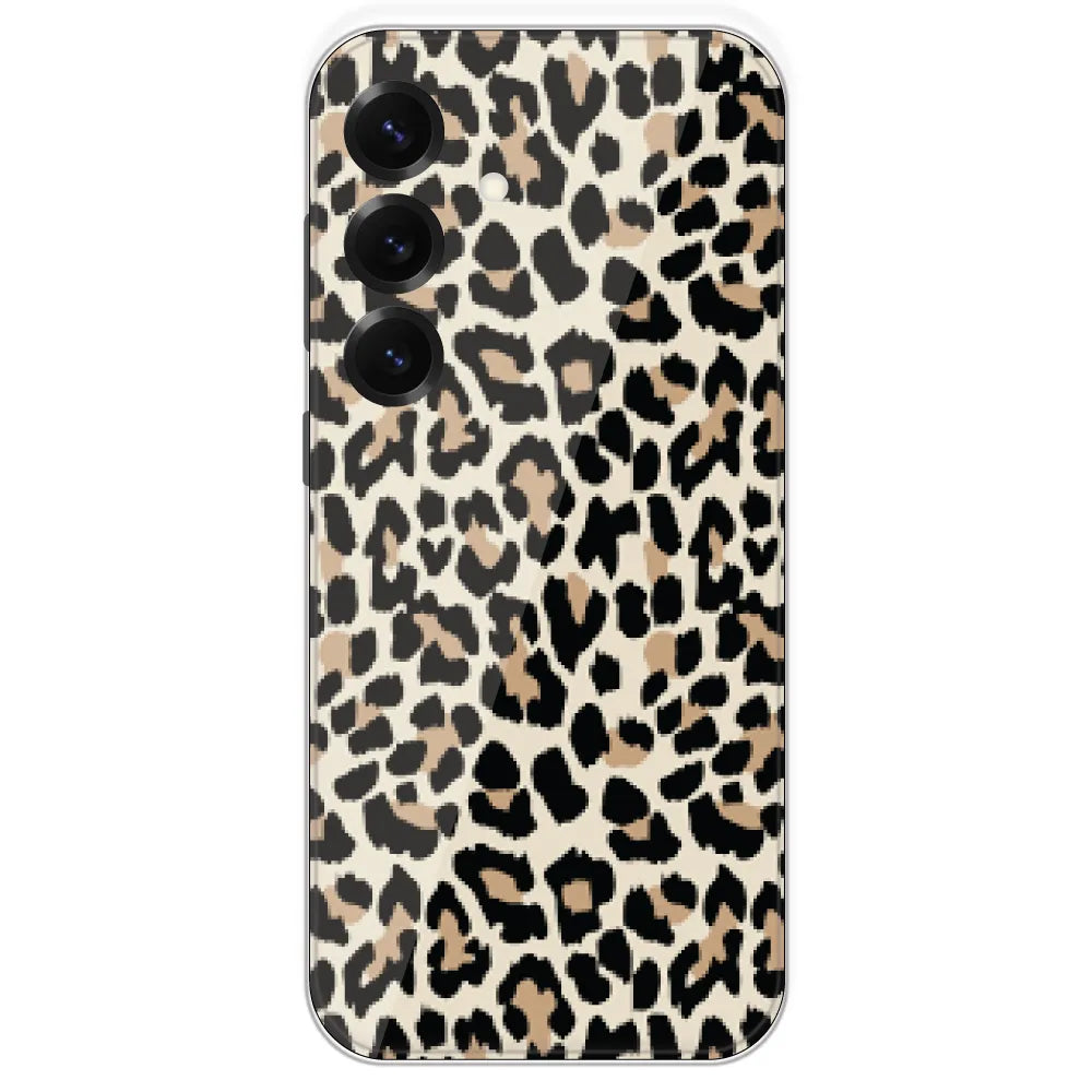 Leopard Print - Printed Silicone Case For Samsung Galaxy S25