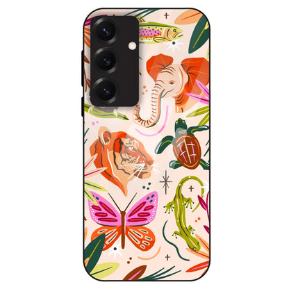 Wild Jungle Creatures - Glass Case For Samsung Galaxy S25