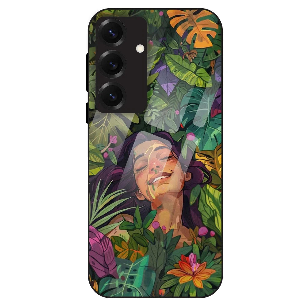 Nature Bliss Aesthetic - Glass Case For Samsung Galaxy S25