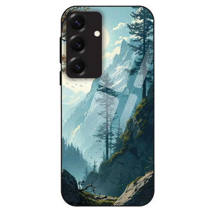 Mountain Landscape - Glass Case For Samsung Galaxy S25