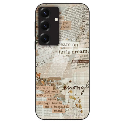 Vintage Quote - Glass Case For Samsung Galaxy S25