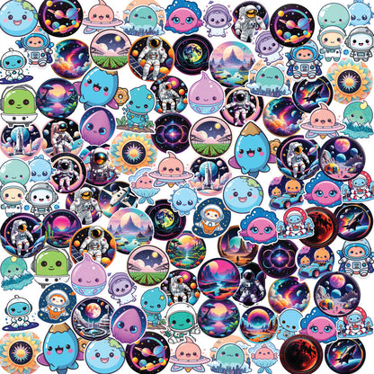 Space Sticker Bundle – 49 Waterproof Aesthetic Stickers