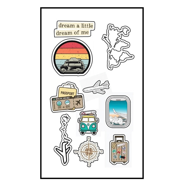 Travel Themed Stickers
