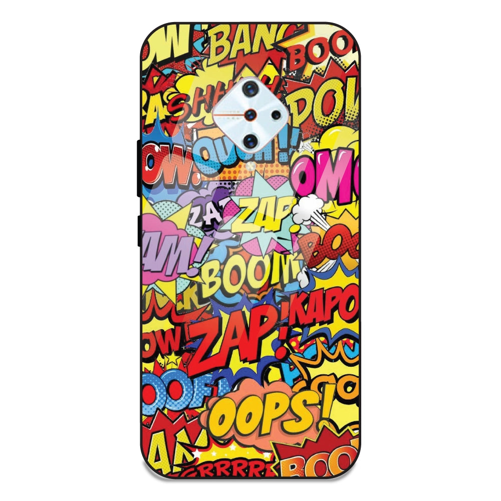 Comic Pop Art - Glass Case For Vivo S1 Pro