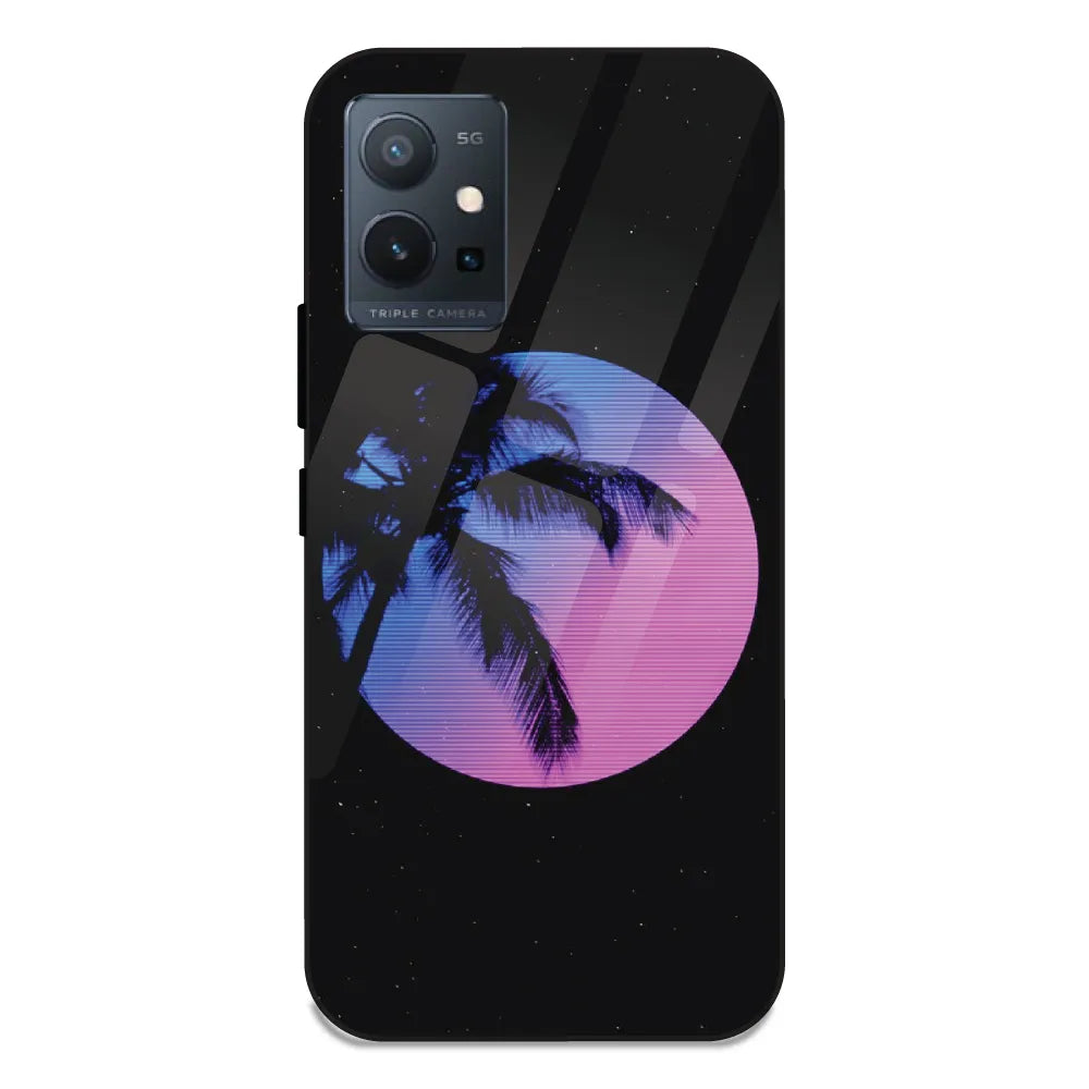 Night Terror Synthwave - Glass Case For Vivo T1 5G