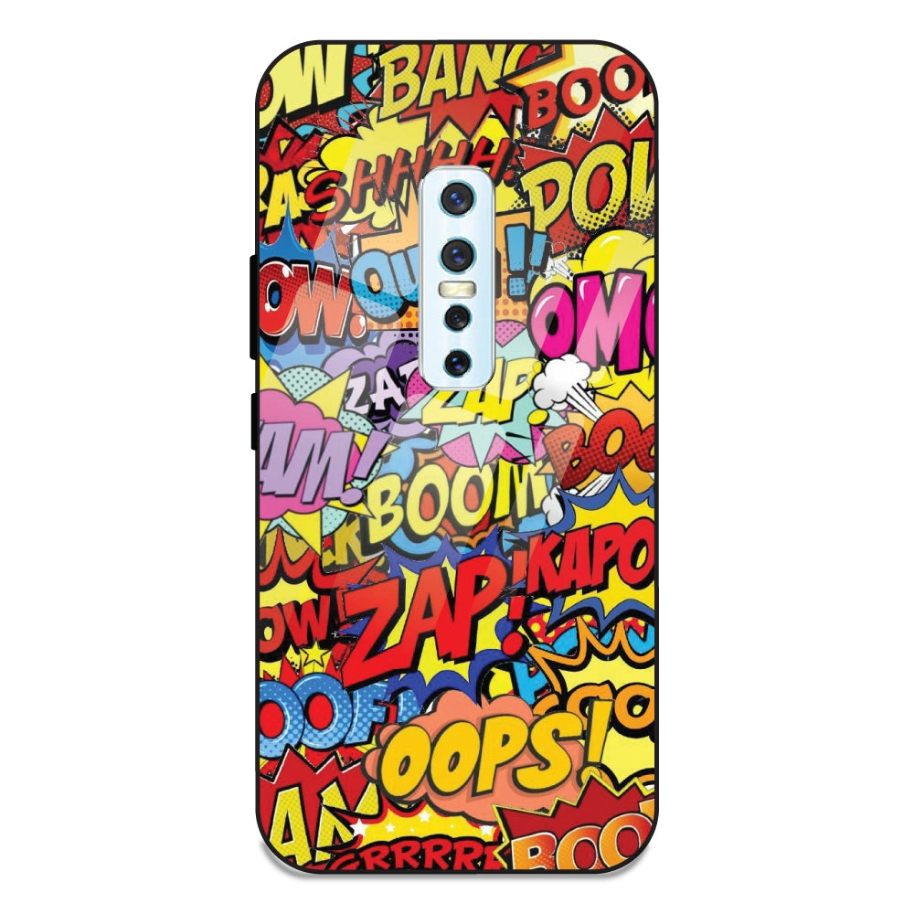 Comic Pop Art - Glass Case For Vivo V17 Pro