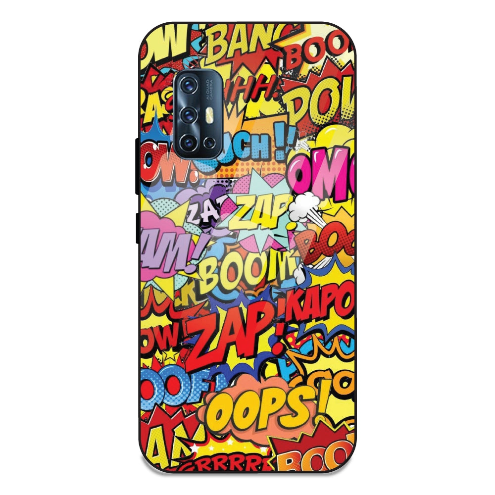 Comic Pop Art - Glass Case For Vivo V17