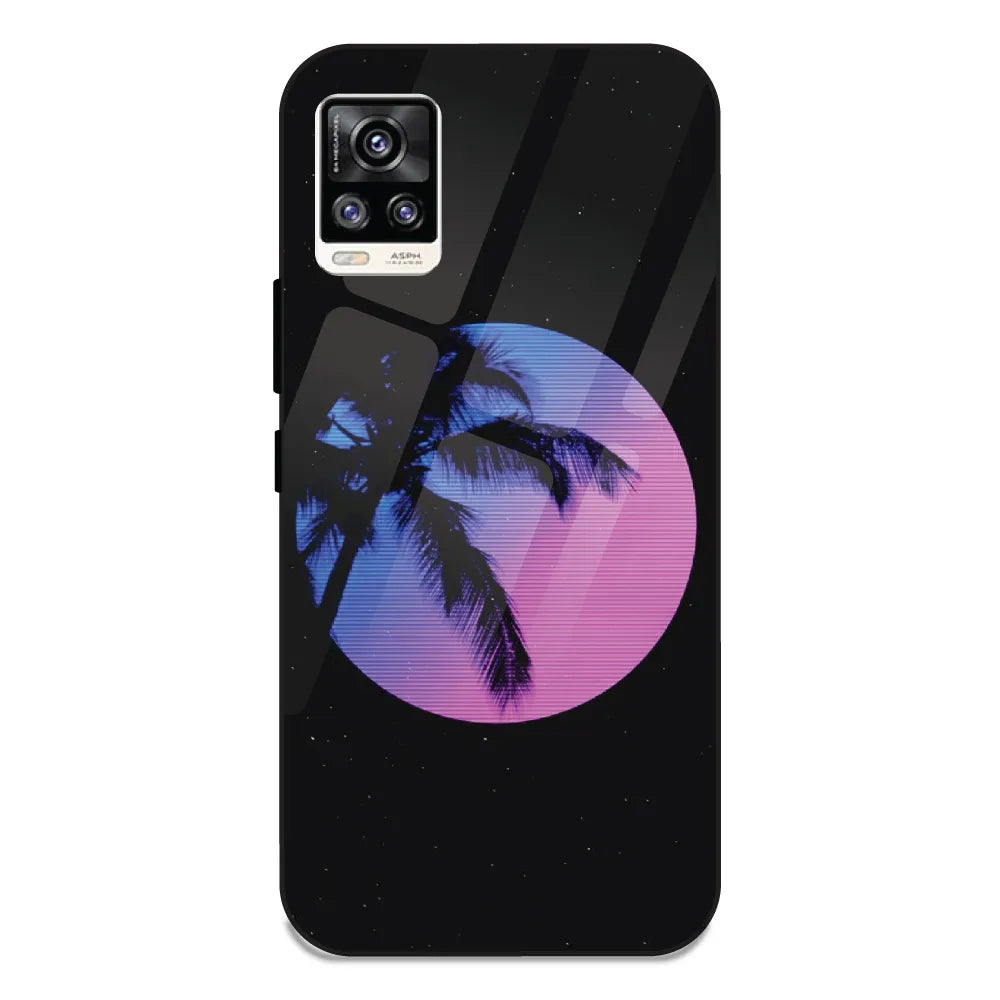 Night Terror Synthwave - Glass Case For Vivo V20