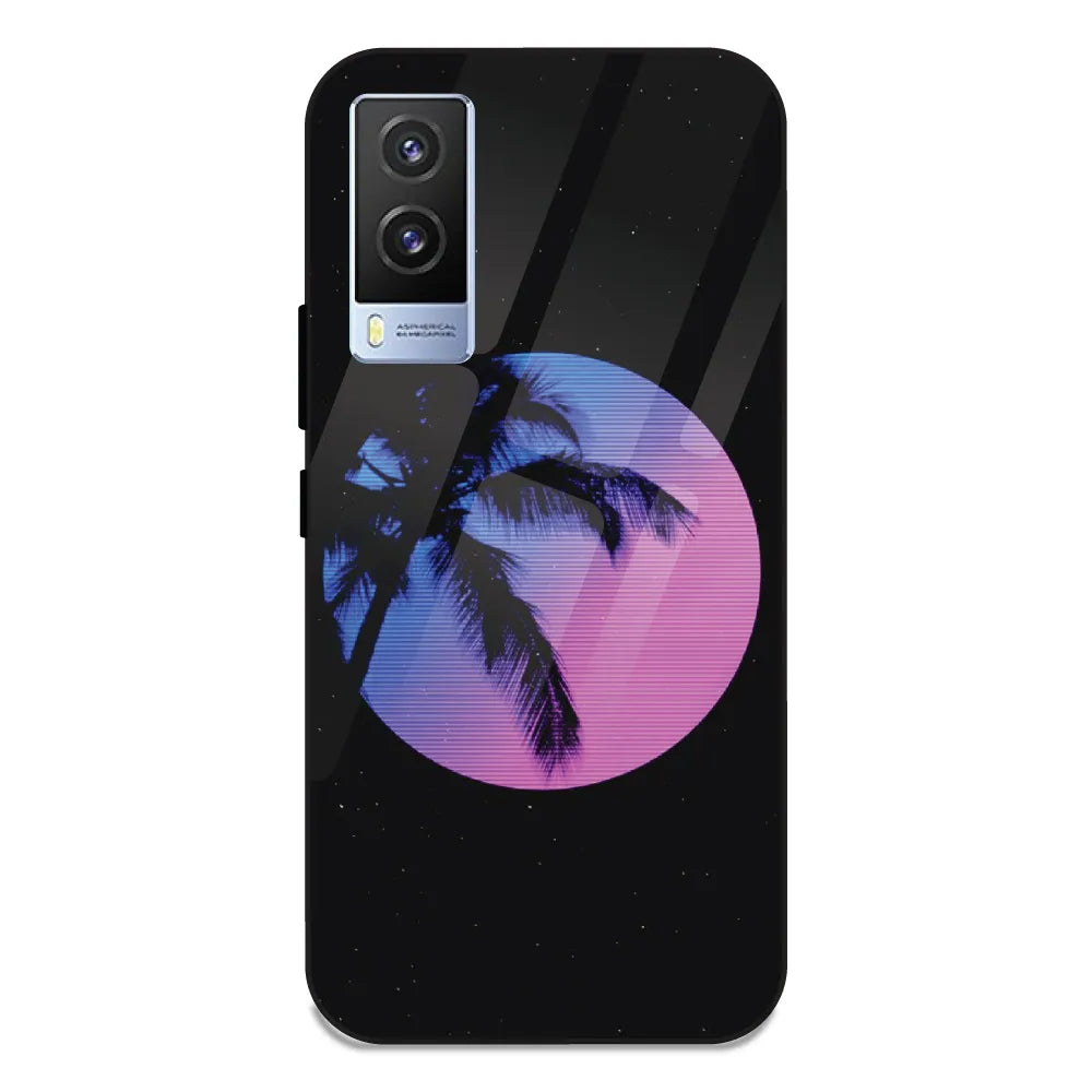 Night Terror Synthwave - Glass Case For Vivo V21E 5G